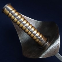 British c1889 Lead Cutter Cutlass for Sword Exercise, with Brass Grip 16